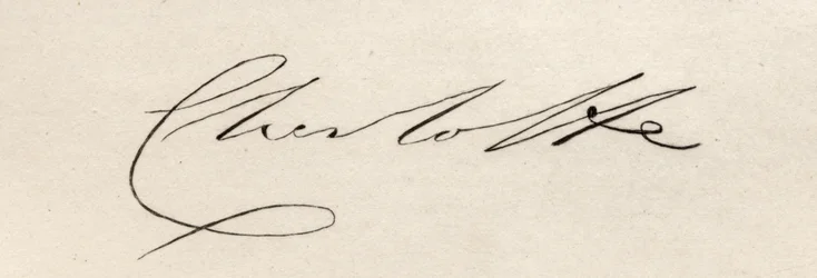 Signature of Princess Charlotte Augusta of Wales